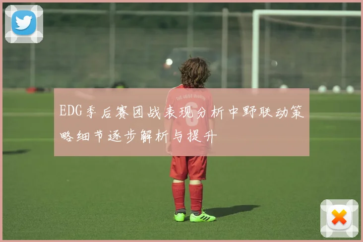 EDG季后赛团战表现分析中野联动策略细节逐步解析与提升